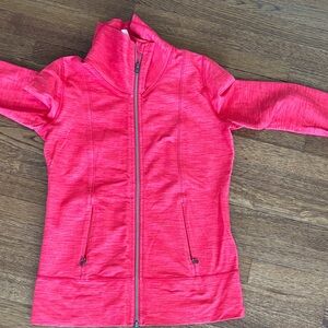 lululemon athletica Heathered Hot Pink Full-Zip Hoodie